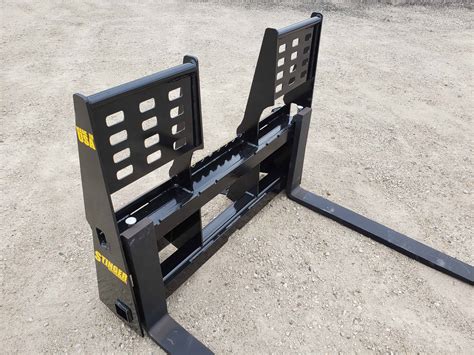 pallet forks skid steer attachments|forklift attachment for skid steer.